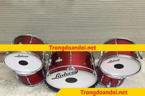 trống đội LUDWIG màu đỏ