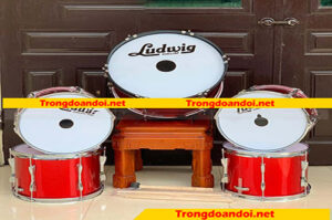 Trống đội LIDWIG đỏ