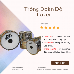 Trống Đoàn Đội Lazer