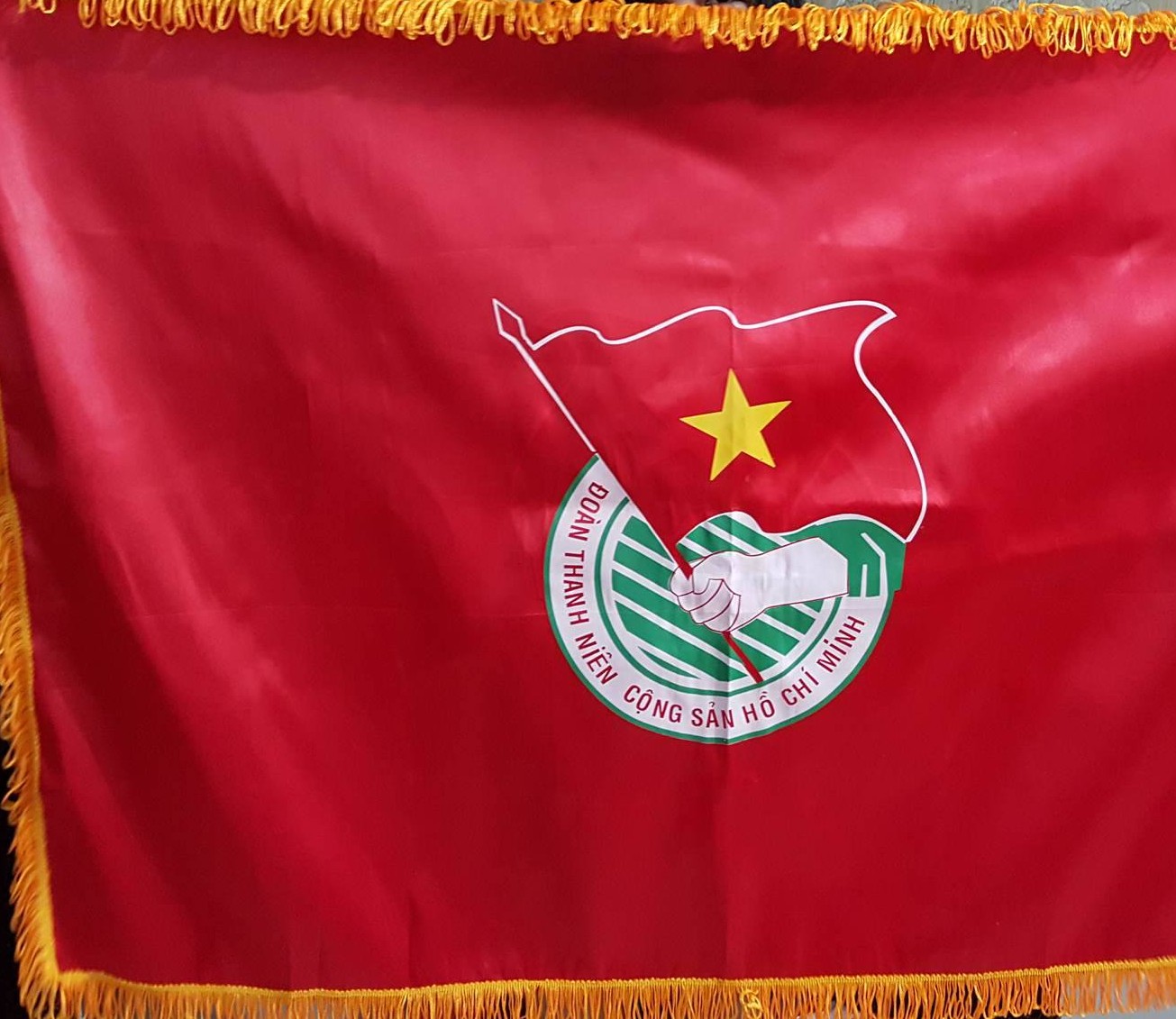 Dựa vào kích thước và bố cục của Cờ Đoàn