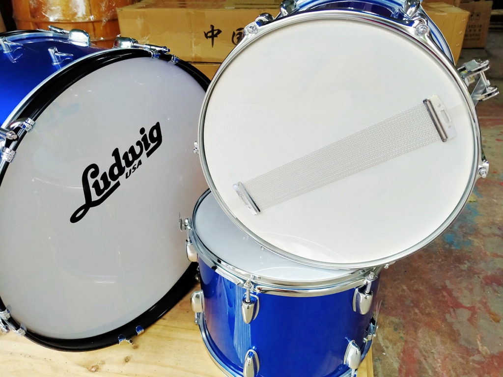 Ưu điểm nổi bật của trống đội Ludwig xanh